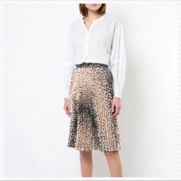 Vince White Crinkle Cotton Blouse - Picture 10 of 13